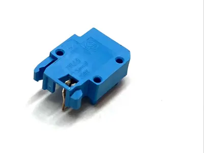 USED WEIDMÜLLER BLUE TENSION CLAMP TERMINAL 1.5MM² LOT OF 3
