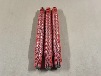 10"Length x 7/8"Dia Double End Threaded Rod Shaft 74301 (Pack of 3)