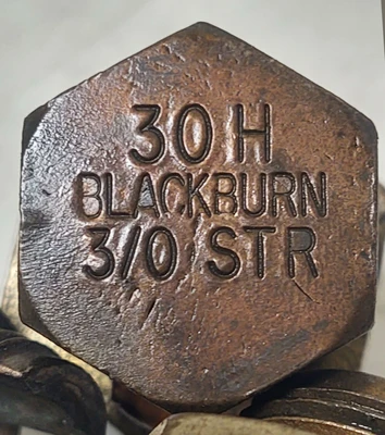 🔥QTY 4 - Bronze Blackburn 30H 3/0 Split Bolt Connectors