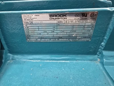 150 HP Brook Crompton AC Motor, Frame 445T