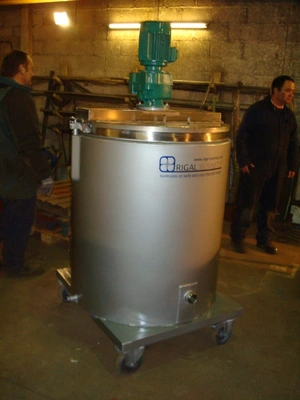 450 L S/S Electrically Heated Jacketed Cooker Tank