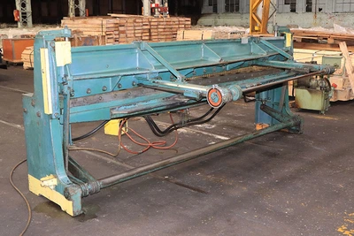 Used Wysong A-120 Power Squaring Shears (Gauge) New Jersey US | Machinery Values #1343250