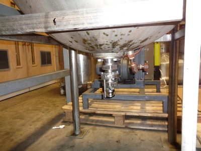500 L S/S APV JKTD Hemispherical Reactor 3kW