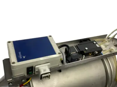 Used Motan Rev. 0 Metro Vacuum Receiver Assembly 120VAC 29009823 NO LID Loaders (Plastic Upstream) Michigan US | Maverick Industrial Sales #1402320