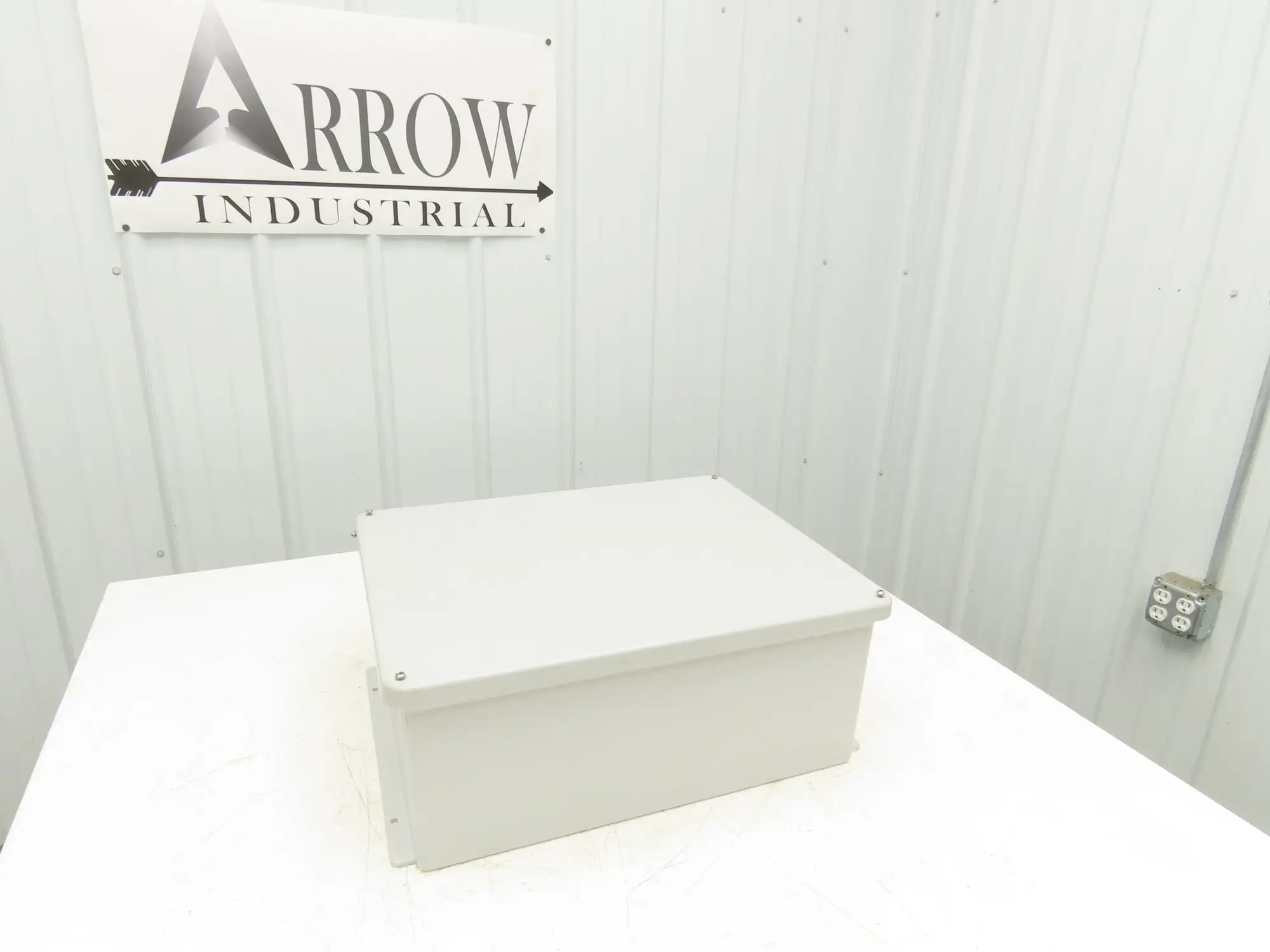 Wiegmann HW-J201608SC Fiberglass Electrical Enclosure Box 20x16x8" 3R Raintight