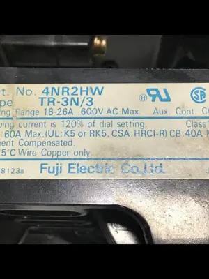 USED FUJI ELECTRIC SC-2SN 4NC2F0