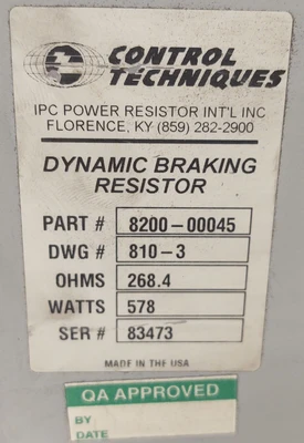 USED Control Techniques 8200-00045