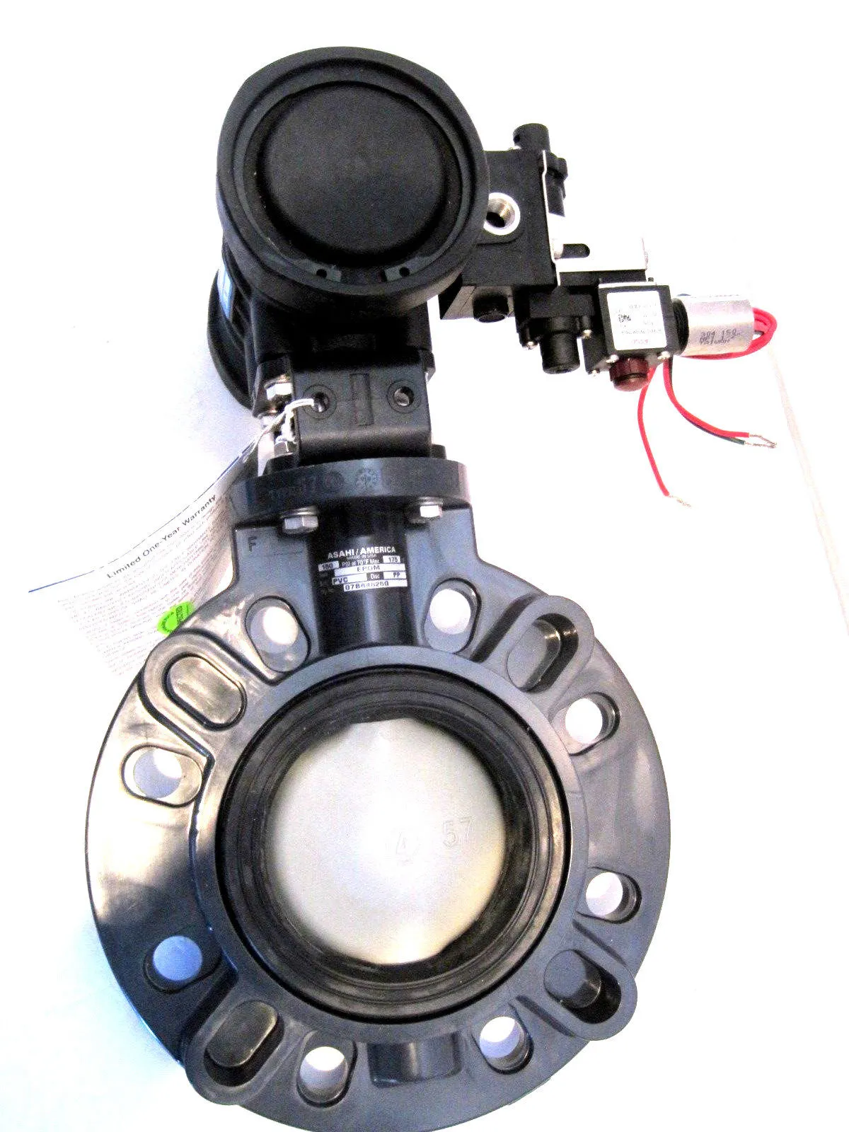 NEW ASHAI AMERICA 07B64625G BUTTERFLY VALVE WITH ACTUATOR CP79PW115AST