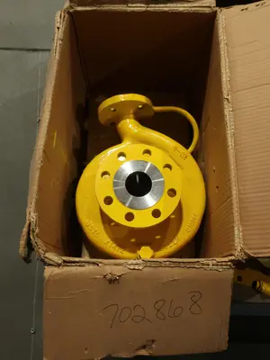 4 PALLETS OF ASSORTED PUMP REPLACEMENT PARTS, CASTINGS, RINGS, PEPELLERS