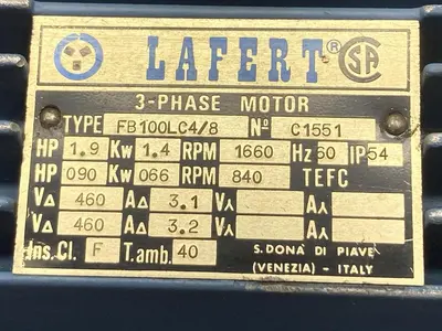 USED LAFERT FB100LC4/8