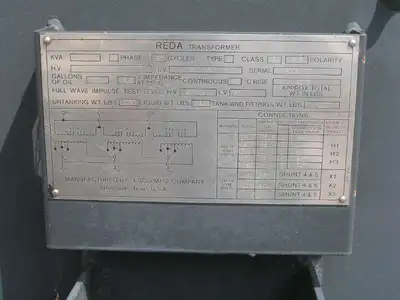 USED REDA 300 KVA TRANSFORMER