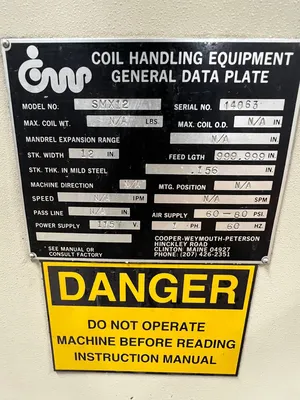 CWP SMX-12 Coil Feeders | Universal Press & Machinery (UPM) (4)
