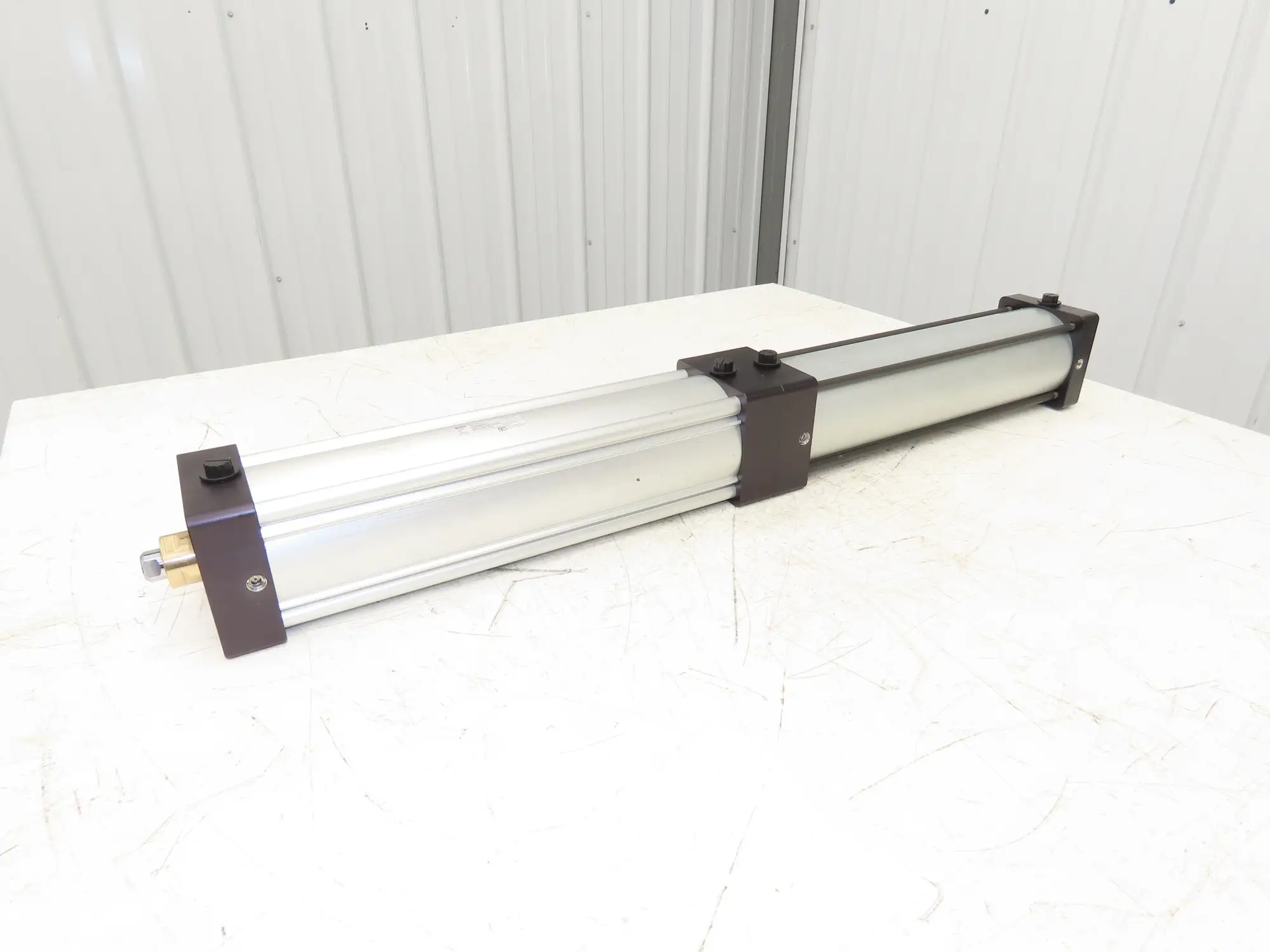 Parker 1P4MA0005513 Multi-Stage Pneumatic Air Cylinder 4" Bore 14" Stroke 250PSI