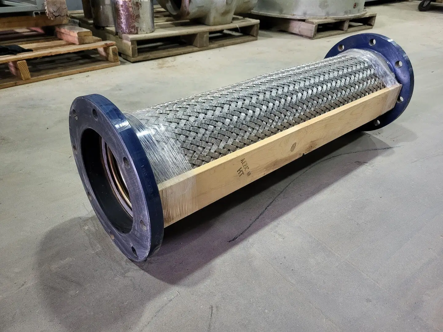 8" x 39" Class 150 Flexible Braided Metal Hose B16/5 SA/A105N/C21