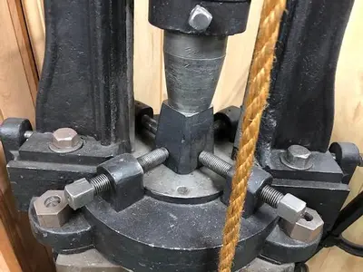 5350-385 Antique Rare Foot Drop Hammer Press Circa 1890 MFG. by Blundell & Co.