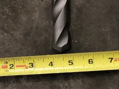 27/32-inch Dia. 9-inch B-Taped Shank Bit