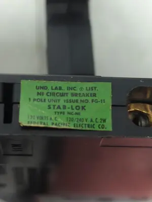 Used FEDERAL PACIFIC NC115 Circuit Breakers | Surplus Asset Holdings #1188982