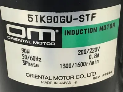 USED ORIENTAL MOTOR 5IK90GU-STF