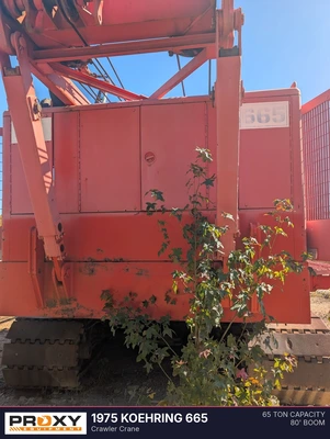 Used 1975 KOEHRING 665 Crawler Cranes Alabama US | Proxy Equipment #1567991