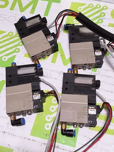 SMC VACUUM SWITCH WITH SMC VJ114 SOLENOID VALVE ASSEMBLY