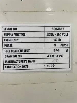JET JTM-4VS MILLING MACHINES, VERTICAL | Wheeler Machinery Sales (5)