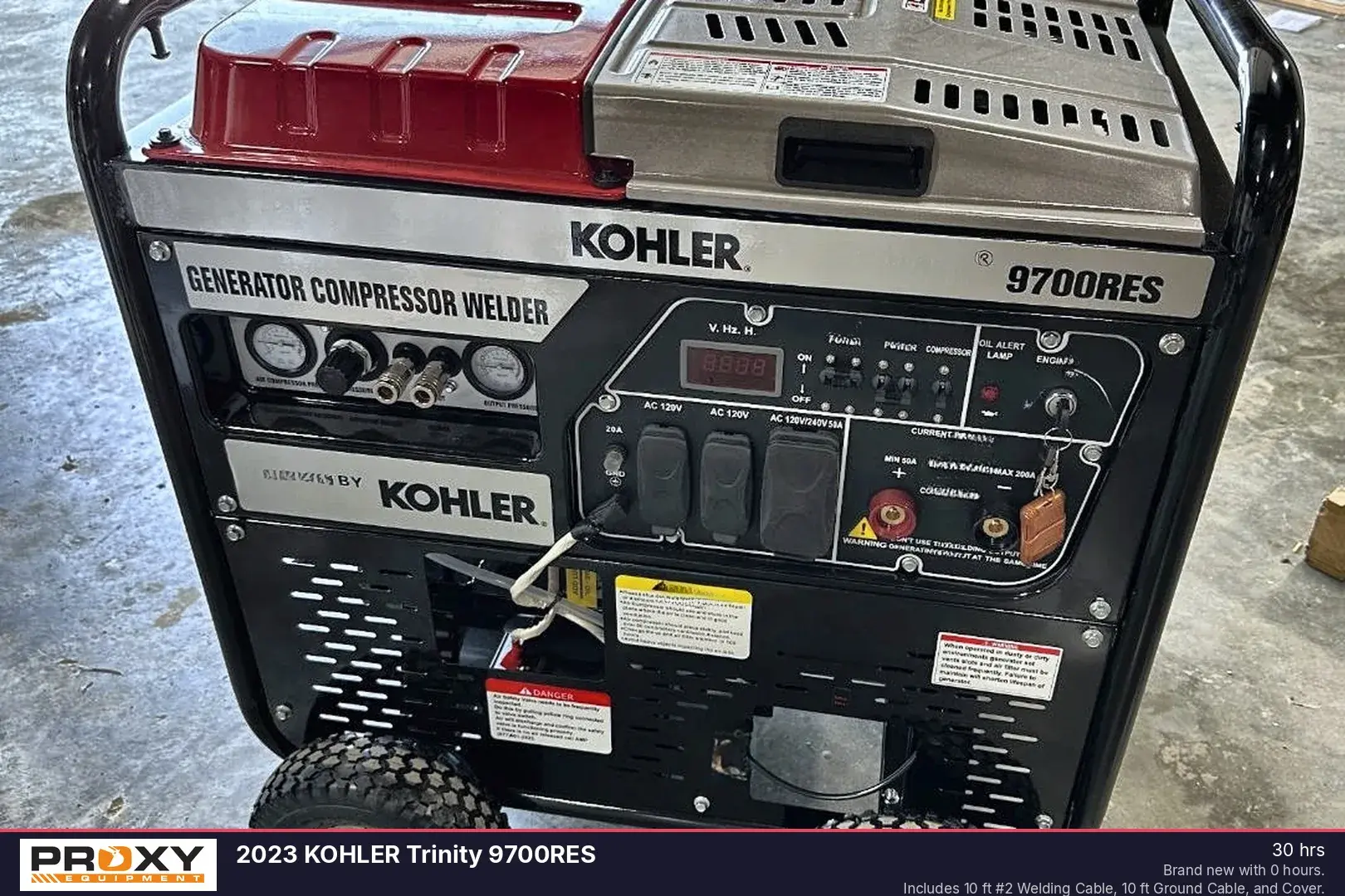 Used 2023 KOHLER TRINITY 9700RES Portable Generators Kentucky US | Proxy Equipment #1384978
