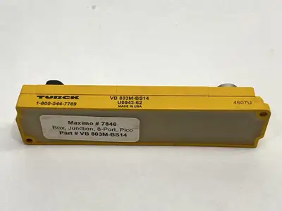 Used Turck Passive Junction Box 8-Port x M8 3-Pin, U0943-62 PLC Processors Michigan US | Maverick Industrial Sales #1394298