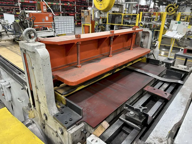 Used NOT SPECIFIED 1252-HS BOWTIE Power Squaring Shears (Gauge) Ohio US | Yoder Brothers machinery #144153