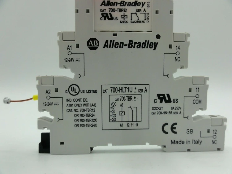 Used ALLEN BRADLEY 700-HLT1U / 700-TBR12 Relays & Switches Connecticut US | BG Industrial Surplus #472293
