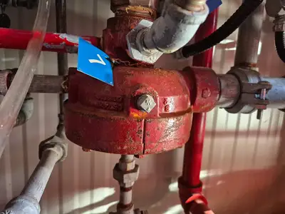 Containerized Foam Fire Suppression System w/ Deluge Valve, Potter Controls & Piping Manifold