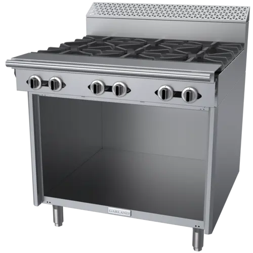 Garland C36-6S 36" 6 Burner Gas Range w/ Storage Base, Natural Gas