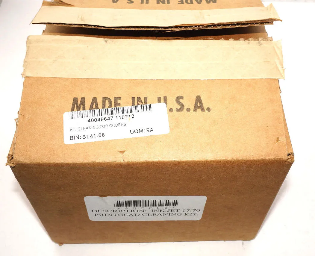 NEW MARSH INKJET 17/70 1100/3100 PRINTHEAD CLEANING KIT 1770 11003100