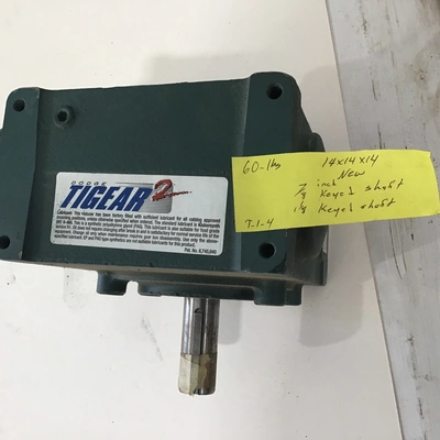 Dodge Tigear 26520R Gear Reducer Ratio 20:1 Mechanical Rating 1750RPM