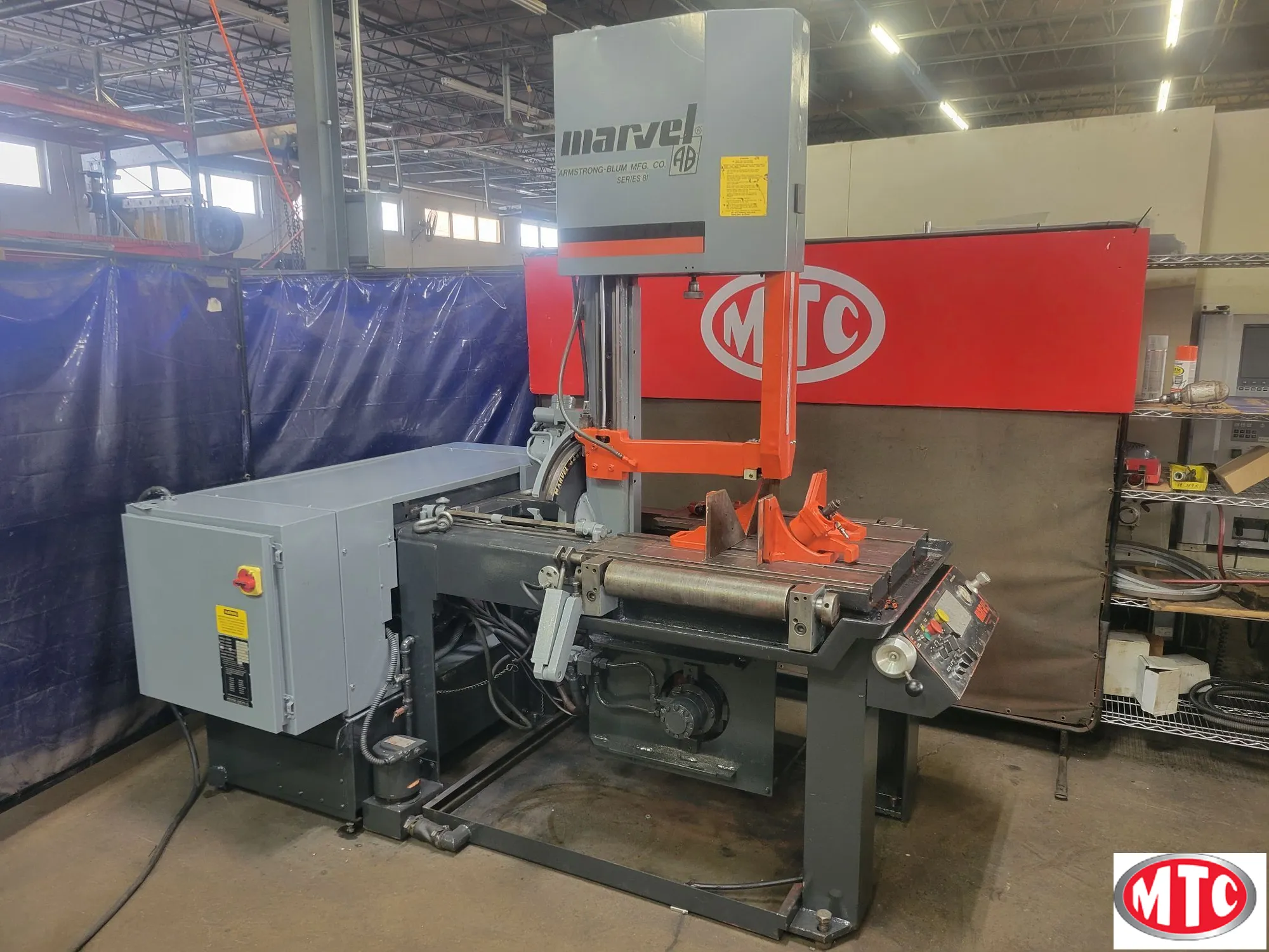 Used 2003 MARVEL 81-11 | vertical tilt frame saws