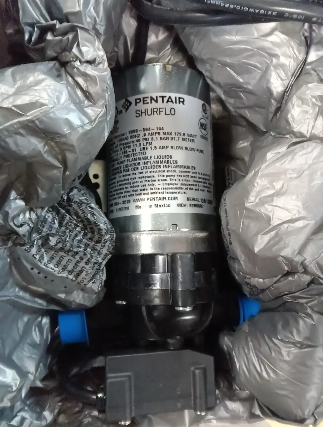 Used Pentair 2088-594-144 Diaphragm Pumps US | Infinity wholesale & Supply LLC #1305728