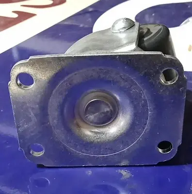 Heavy-Duty Swivel Plate Caster Non-Marking Hard Rubber Wheel 2"Wx3''H 250lb cap