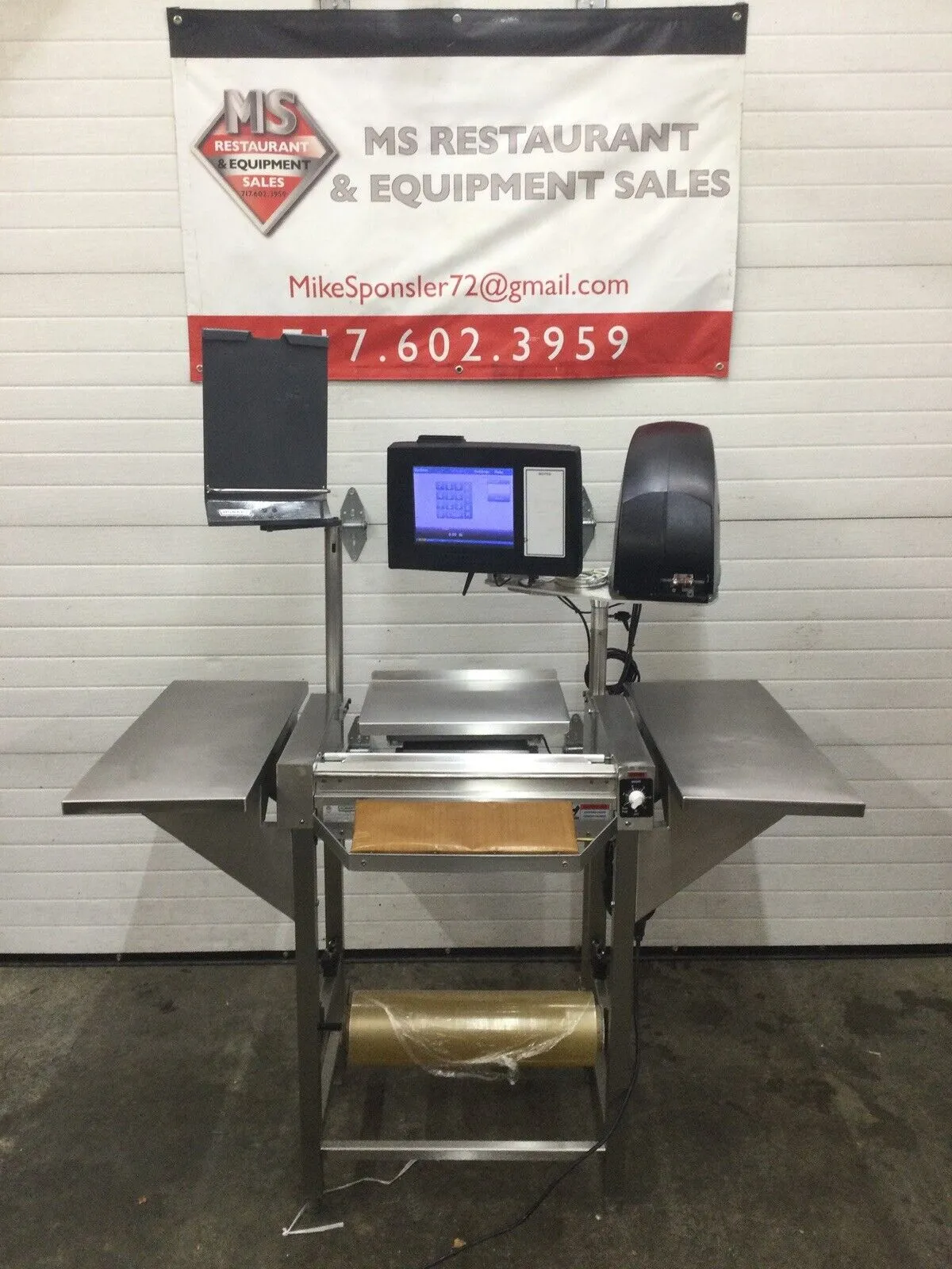 Hobart HWS-4 W/ Access Printer CPU Deli Grocery Scale EPCP-3WM & EPP-3 Working