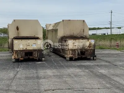 USED PTR TWO (2) PT350 SELF CONTAINED COMPACTORS