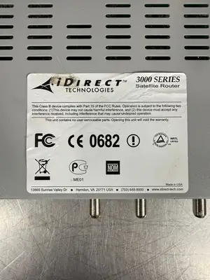 I Direct Technologies 3000 Series Satellite Router Model 3125 (11.5.5)