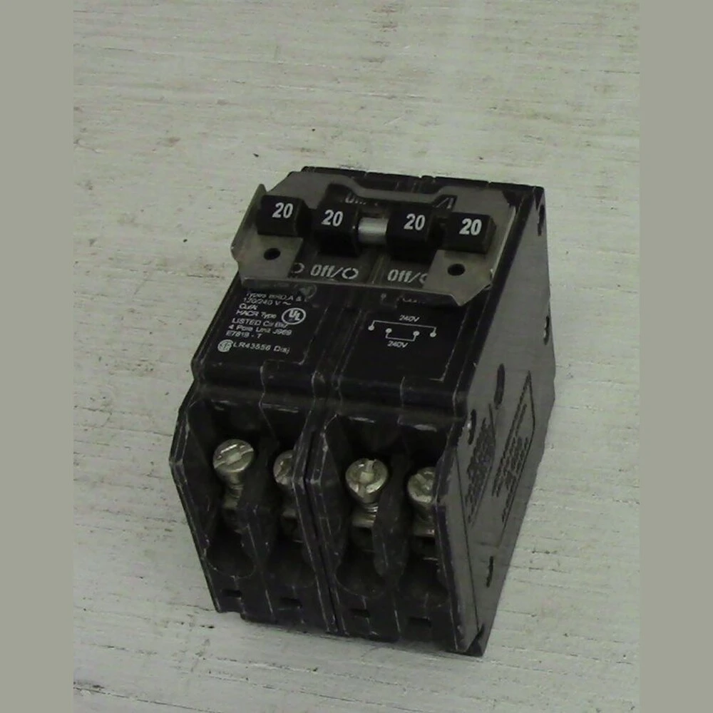 Cutler Hammer 2 Pole 20 Amp With Two 1 Pole 20 Amp Push-in Breaker