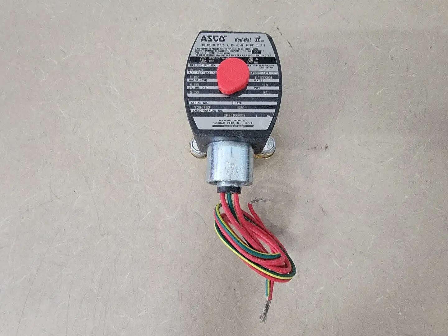 USED ASCO EF8210G002