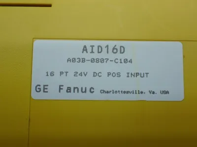 Used FANUC A03B0807C104 PLC Input & Output Ohio US | HGR 24 #885644