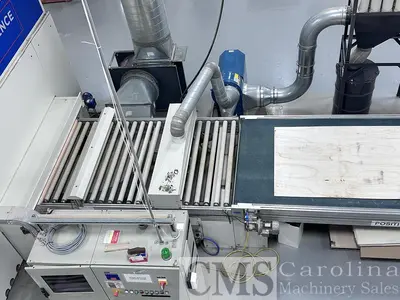 USED SUPERFICI 1300 MMTWIN SPRAY WITH 3 LAMINAR OVENS AND TWO LAMP UV