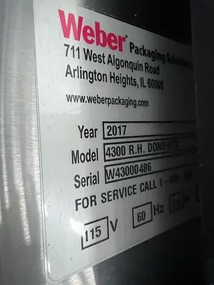 Weber Model 4300 Pro Apply Labeler and Printer