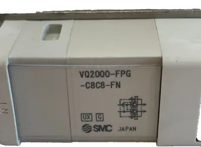 NEW SMC VQ2000-FPG-C8C8-FN CHECK BLOCK VQ2000FPGC8C8FN