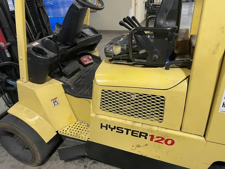 Used HYSTER FORKLIFT S120-XMS-PRS WITH CASCADE  ROLL CLAMP _UNKNOWN_ Misc Forklifts | Paper Converting Equipment #395750