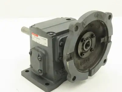 Boston Gear TWF113A-300-DM7 Parallel Shaft Gearbox 300:1 Double Reduction 56C
