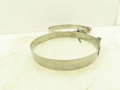 Clampco 95199-0700 Stainless Steel T-Bolt Expansion Clamp 1"W 7-1/4"ID LOT OF 2