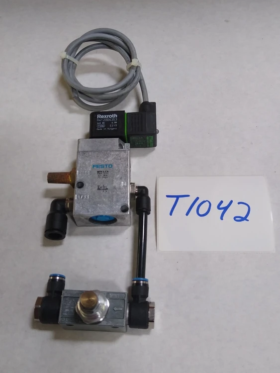 Used Festo/Rexroth MFH-3-1/4-NPT/ R412004353/ 24V AC/DC-4A - Valves/Fittings Arizona US | ASSET CONVERSION SPECIALISTS, INC. #312360