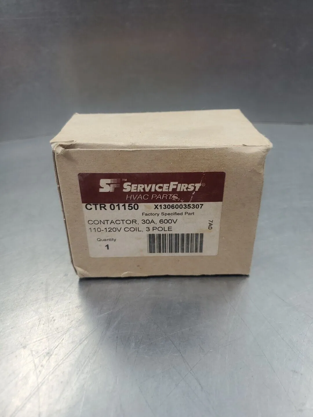 Service First CTR01150 Definite Purpose Contactor, 30A, 600V, 3 Pole. 6C-5